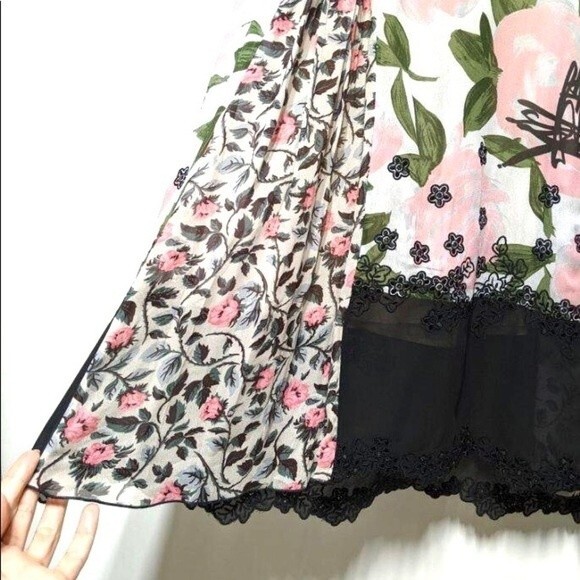 Coach Sheer Floral Midi Dress 4 2017 Collection - Picture 5 of 16